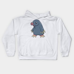 Kawaii Star-nosed mole Kids Hoodie